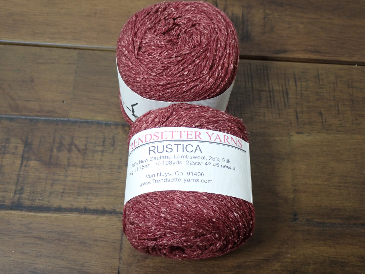 Trendsetter Rustica DK weight yarn Burgundy